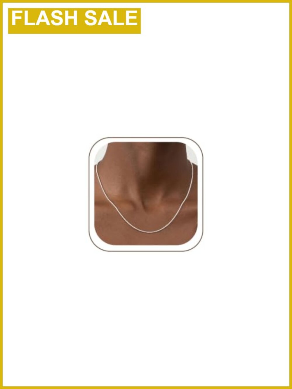 925 Sterling Silver Box Chain Necklace 1.1mm Women Jewelry Gift